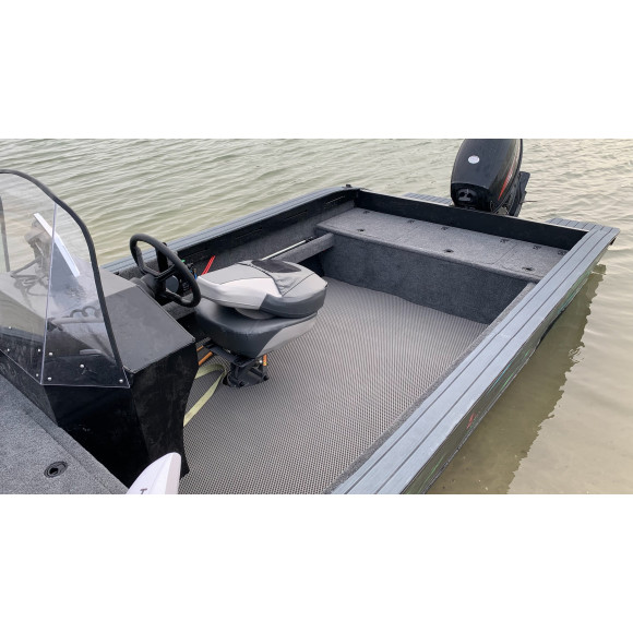Лодка из Пнд Киммерия 430FS Серая 